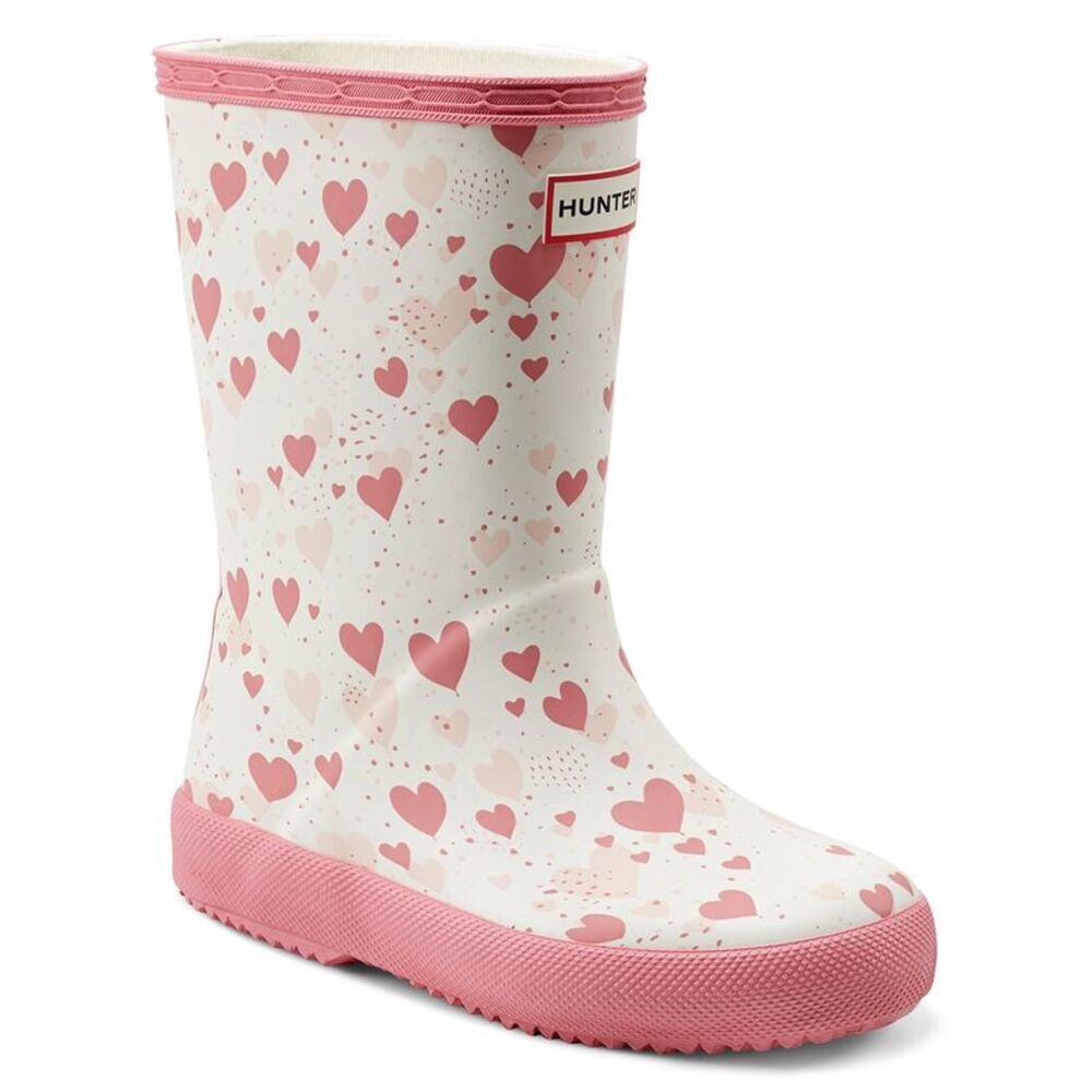 Hunter Rubber Rain Boot, White